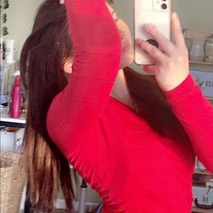 Long sleeve workout top